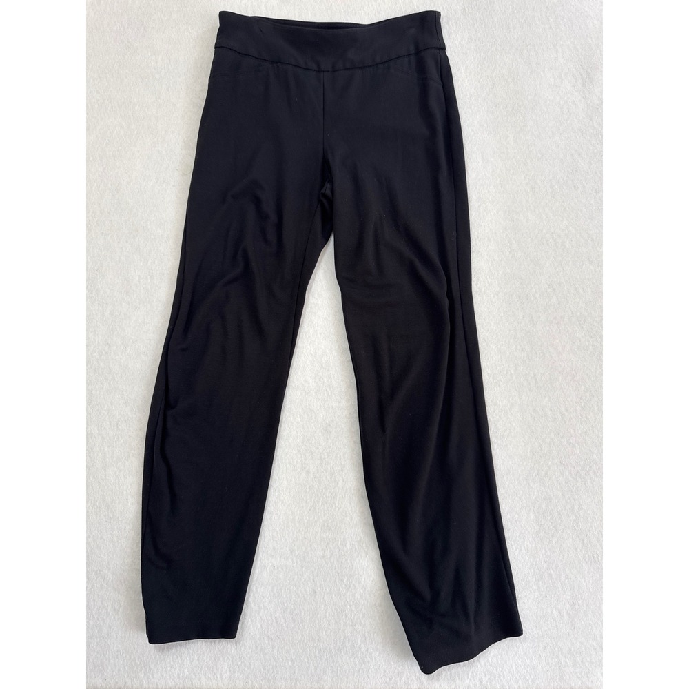 Charter Club Petite Pant Shop Black Classic Fit Pull On Trousers Size PS